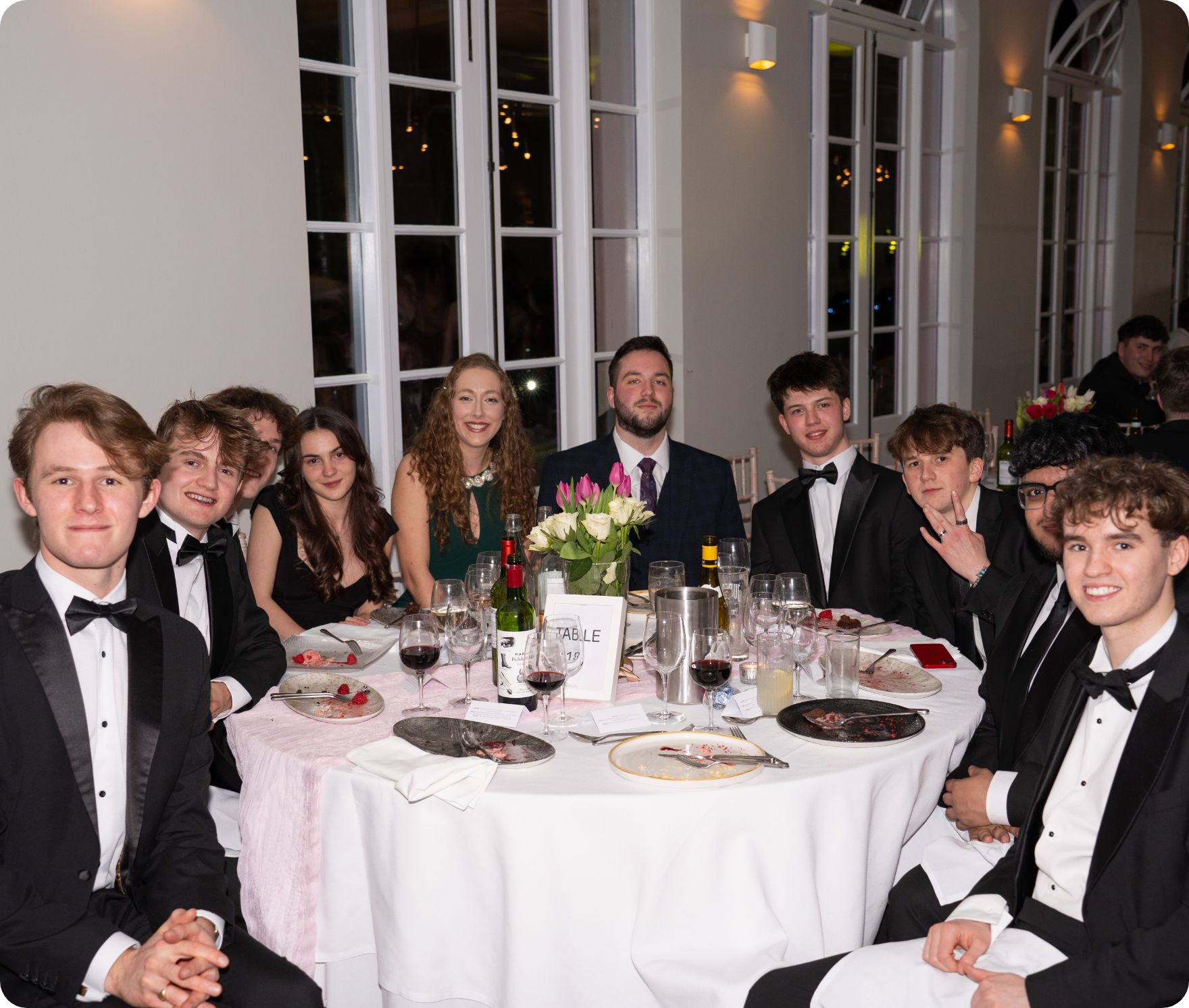 Photo of the team at an event